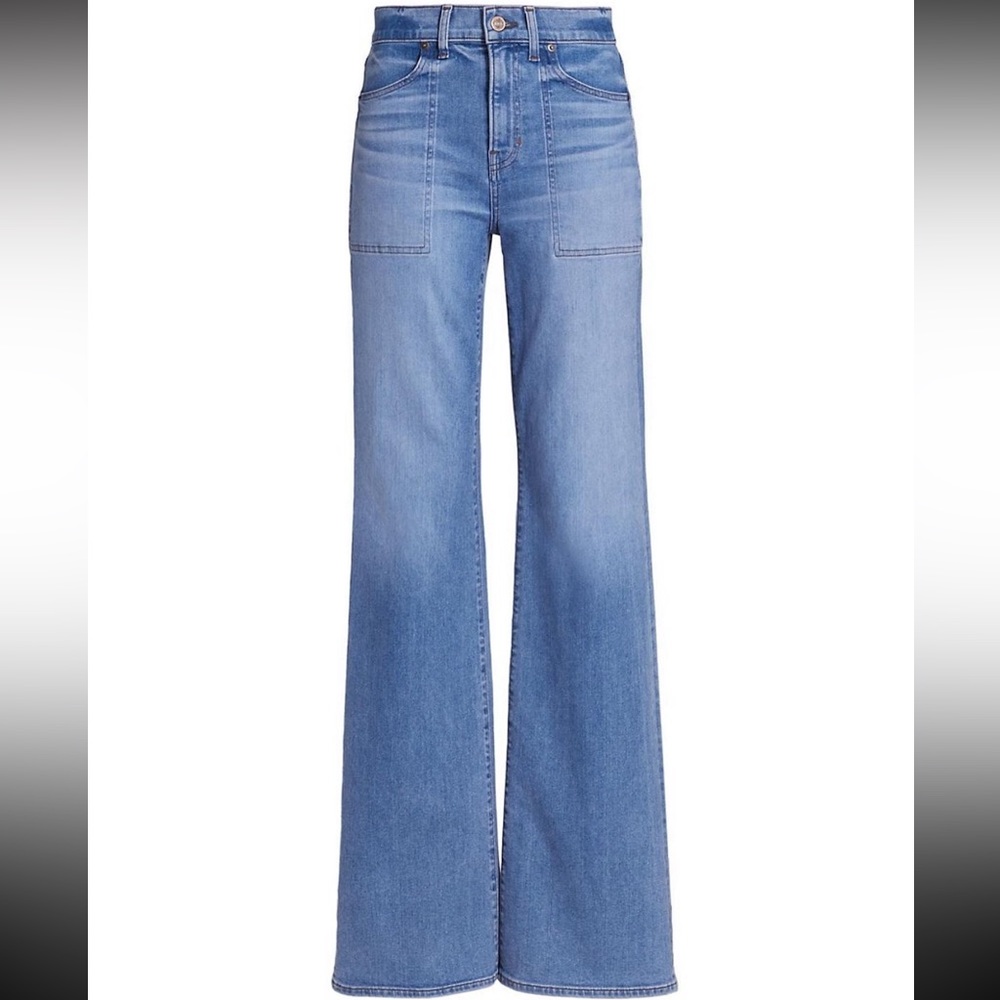NWT Veronica Beard Crosbie Wide-Leg Jeans